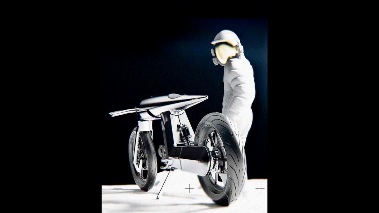 સિલ્વર બુલેટ બાઇક