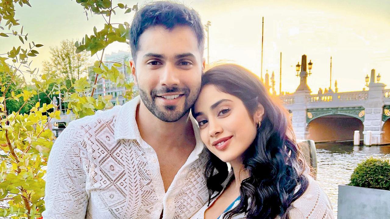 વરુણ ધવન અને જાહ‍્નવી કપૂર