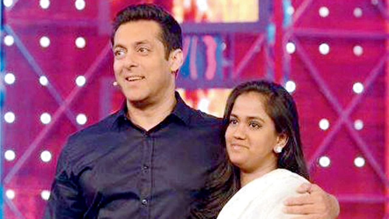 સલમાન ખાન અને અર્પિતા ખાન