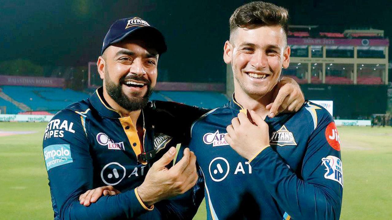 નૂર અહમદ સાથે રાશિદ ખાન