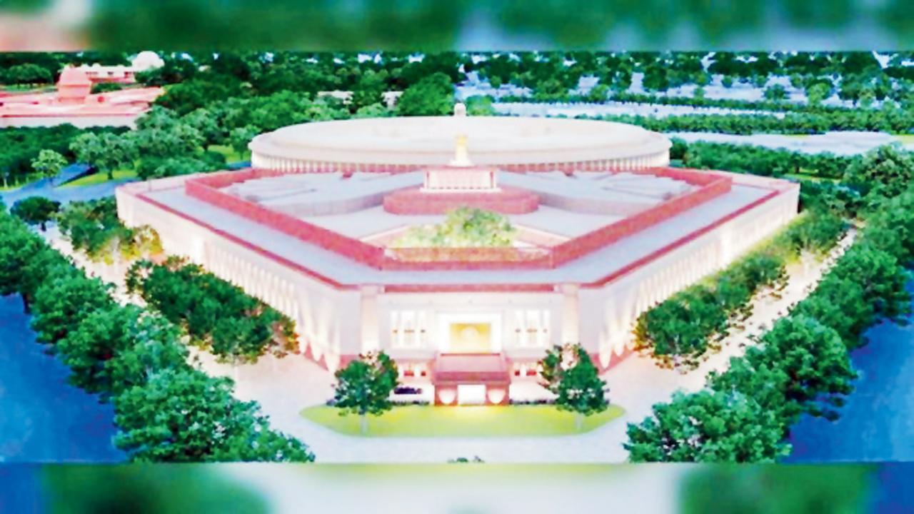  નવા સંસદભવનની તસવીર