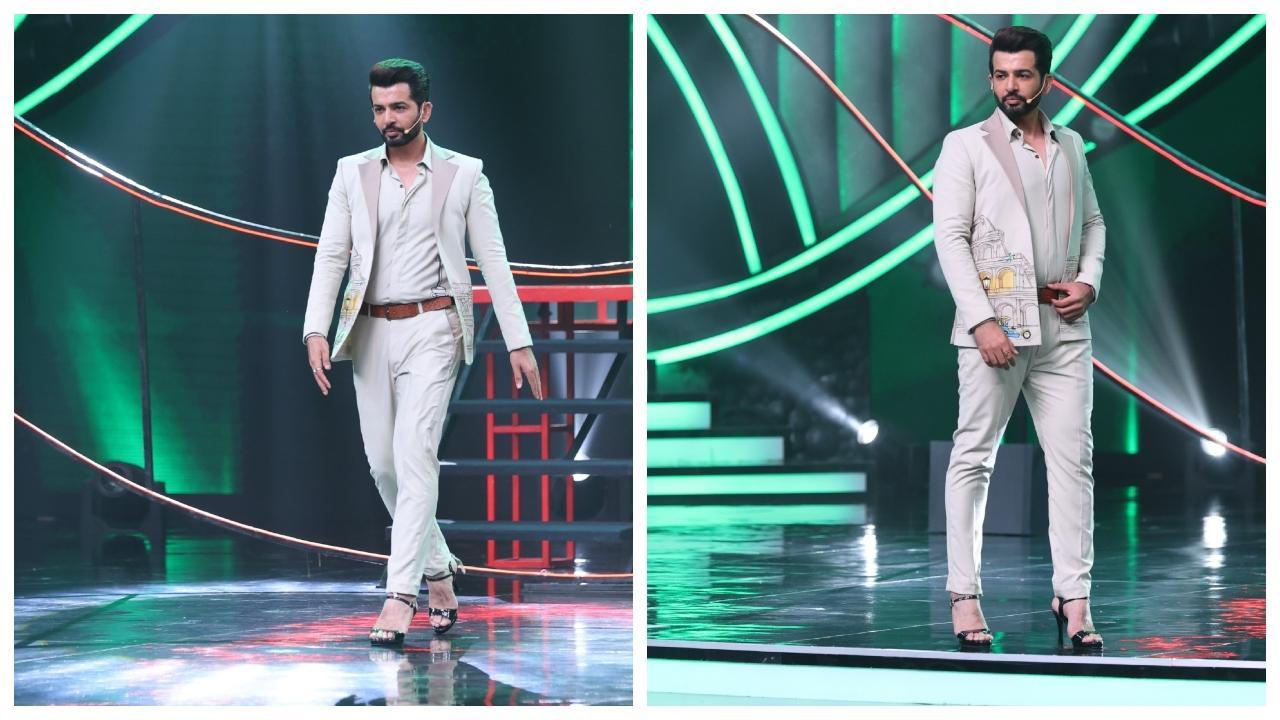 જય ભાનુશાળી હાઈ હીલ્સમાં 