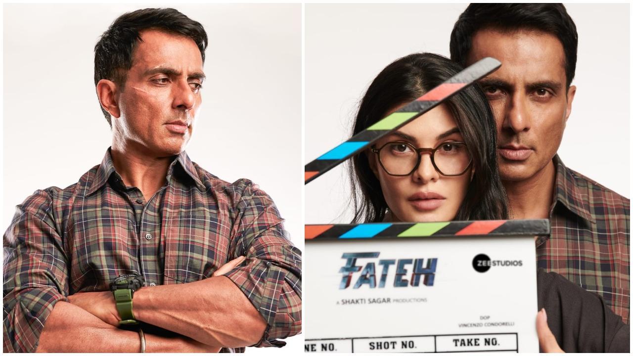 સોનુ સૂદ (ફતેહના સેટ પર)