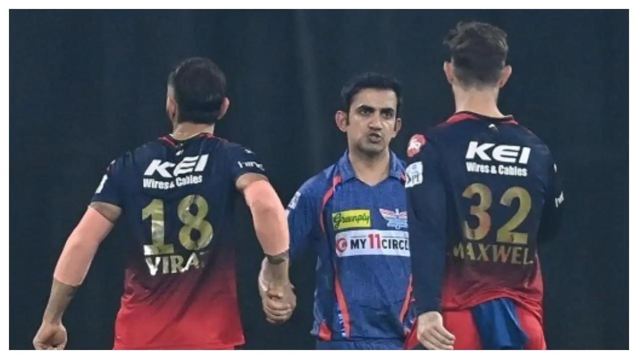 ગૌતમ ગંભીર અને વિરાટ કોહલીની ફાઇલ તસવીર (તસવીર સૌજન્ય : એએફપી)