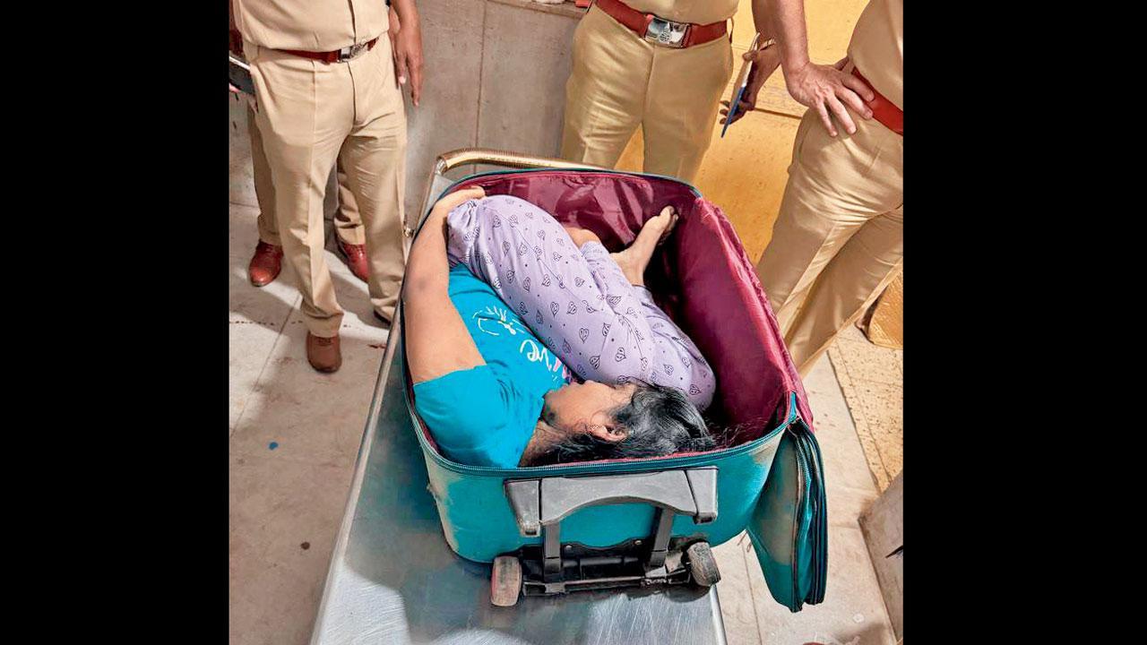 બેગમાં મળેલી મહિલાની બૉડી