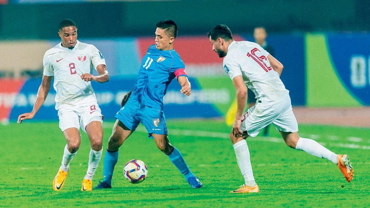 ૯૦ મિનિટની રમતમાં કતારની ટીમ ભારતીયો પર હાવી થઈ ગઈ હતી