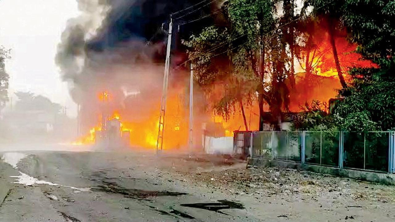 કેમિકલ કંપનીમાં ભીષણ આગ