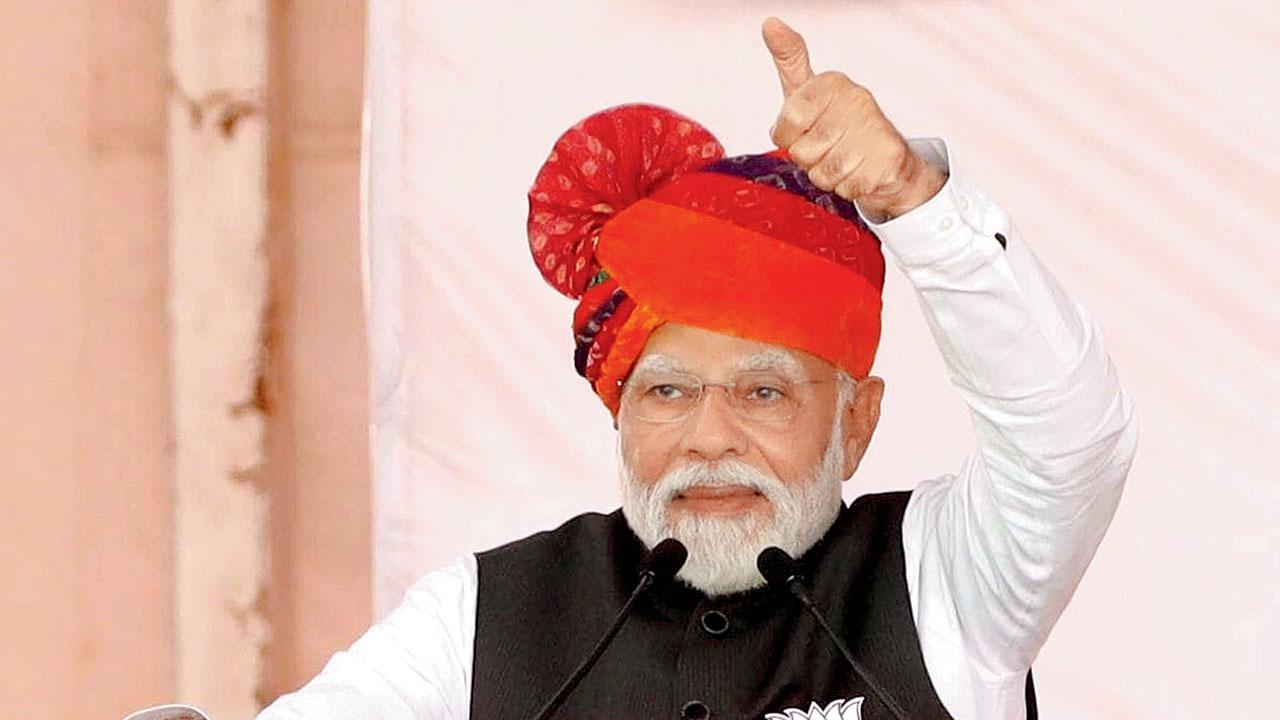 વડા પ્રધાન નરેન્દ્ર મોદીએ ગઈ કાલે રાજસ્થાનના તારાનગર ખાતે યોજાયેલી એક જાહેર સભામાં પક્ષનો પ્રચાર કર્યો હતો અને કૉન્ગ્રેસ પર પ્રહાર કર્યા હતા