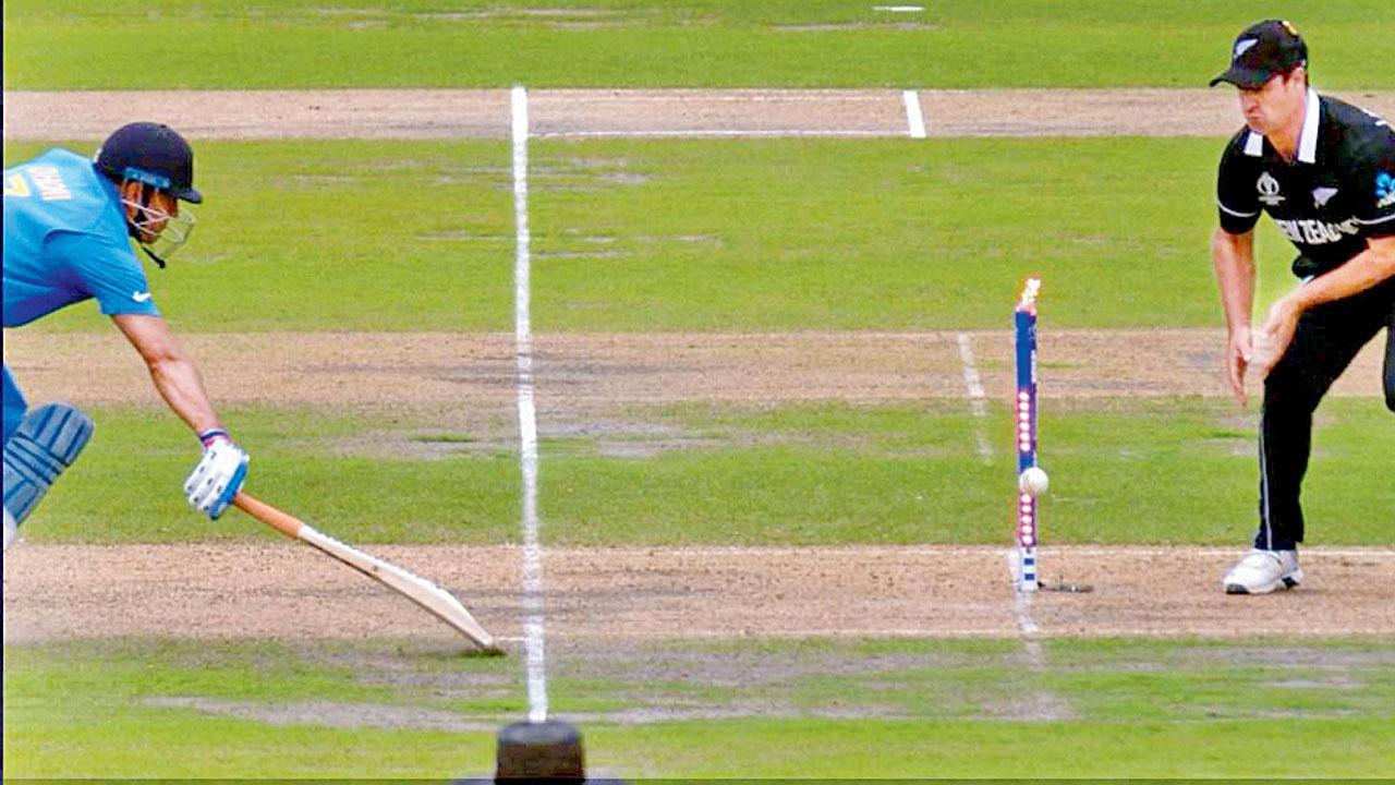 રનઆઉટ સમયની તસવીર