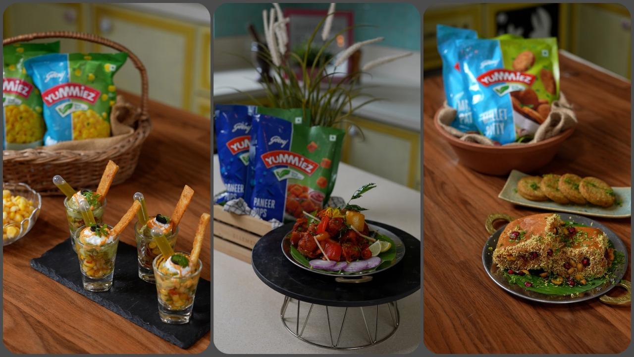 કોર્ન સલાડ, પનીર 65 તેમ જ મિલેટ દાબેલી