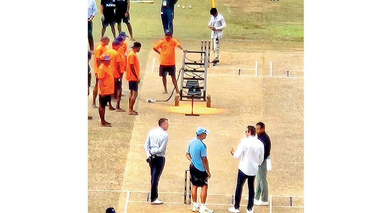 હેલોજન અને પંખાથી સૂકવ્યું મેદાન!