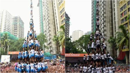 મુંબઈમાં દહીં હાંડીની ઉજવણી