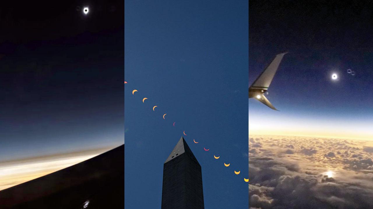 સૂર્યગ્રહણનો દુર્લભ નઝારો