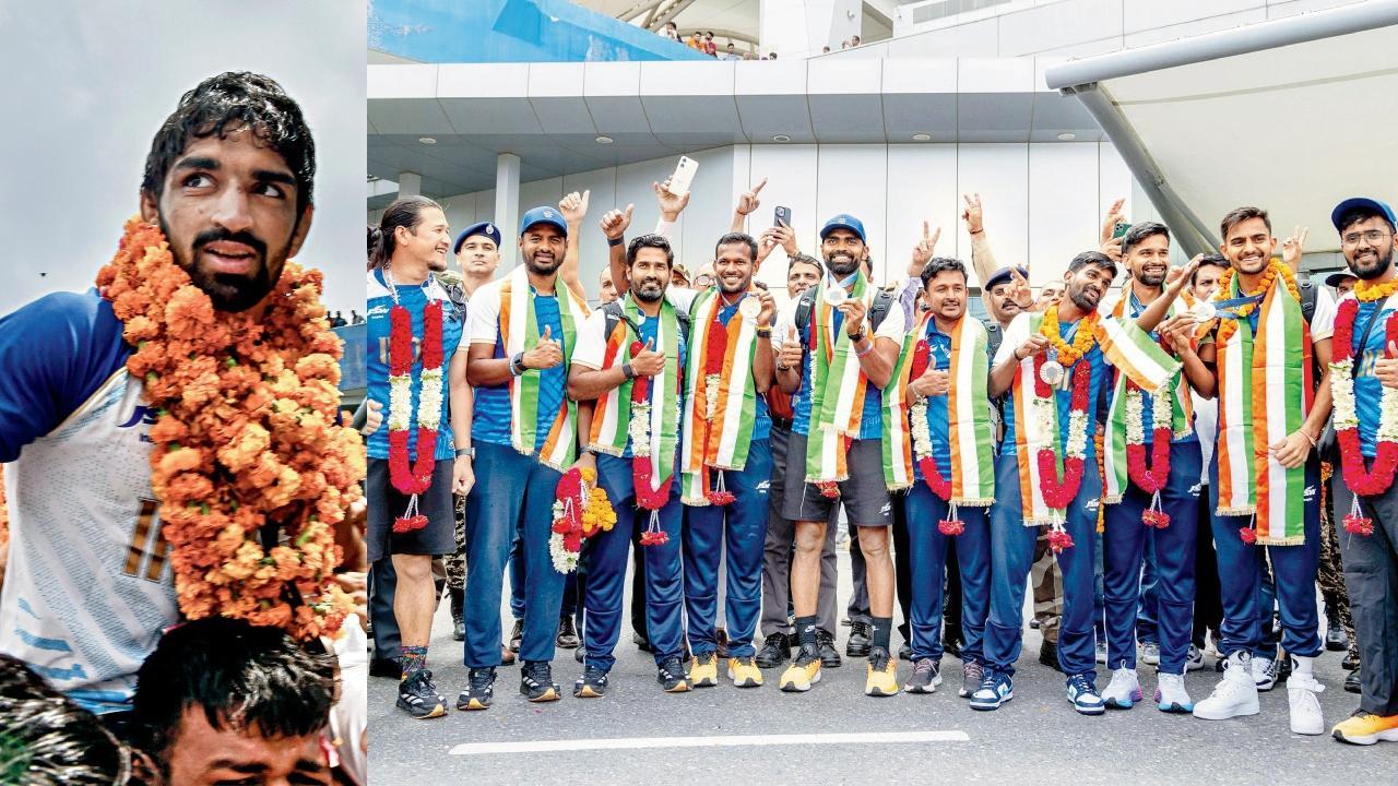 બ્રૉન્ઝ મેડલિસ્ટ અમન સેહરાવત, બ્રૉન્ઝ મેડલિસ્ટ ભારતીય હૉકી ટીમbe