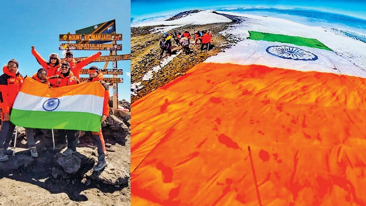 ૭૮૦૦ ચોરસ ફુટનો વિશાળ તિરંગો