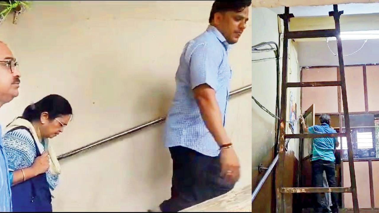 ગઈ કાલે સ્કૂલમાં રાજ્ય સરકાર દ્વારા નિયુક્ત ઍડ‍્મિનિસ્ટ્રેટરો, સ્કૂલમાં નવા CCTV કૅમેરા લગાવવાનું કામ ચાલુ થઈ ગયું છે.