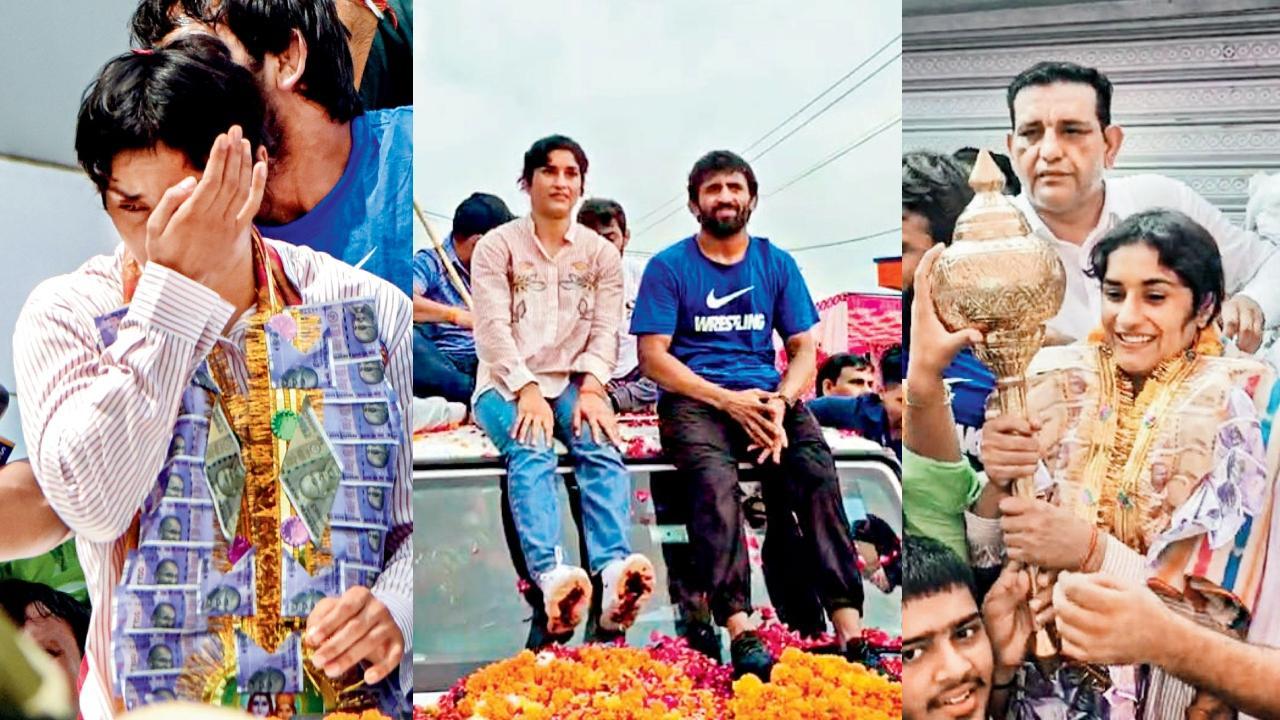 સ્વાગતની તસવીરો