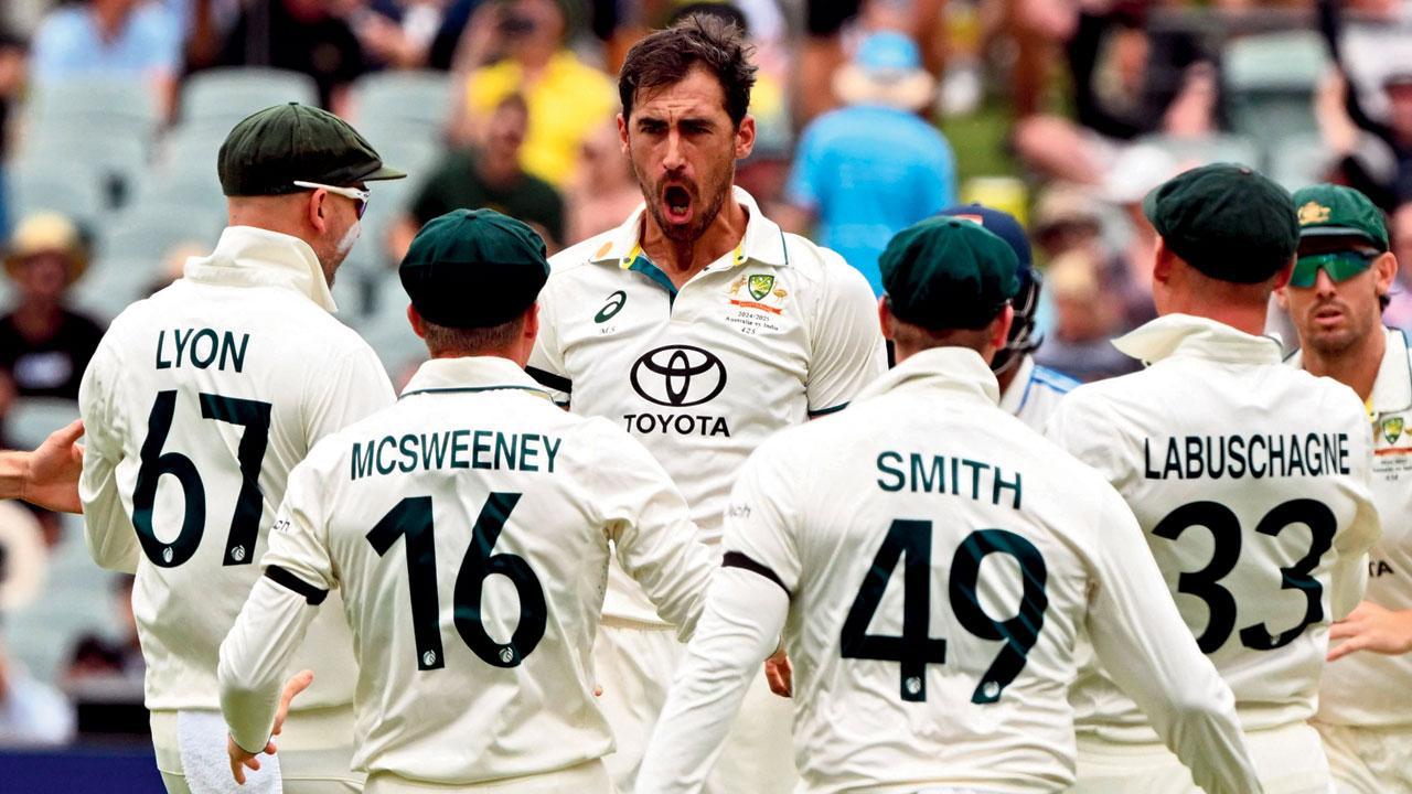 મિચલ સ્ટાર્કે ગઈ કાલે ઍડીલેડ ઓવલમાં શરૂ થયેલી બીજી ટેસ્ટ-મૅચના પહેલા દિવસે પહેલી ઓવરના પહેલા જ બૉલે પર્થ ટેસ્ટના સેન્ચુરિયન યશસ્વી જાયસવાલને એલબીડબ્લ્યુ આઉટ કરી દીધો હતો.