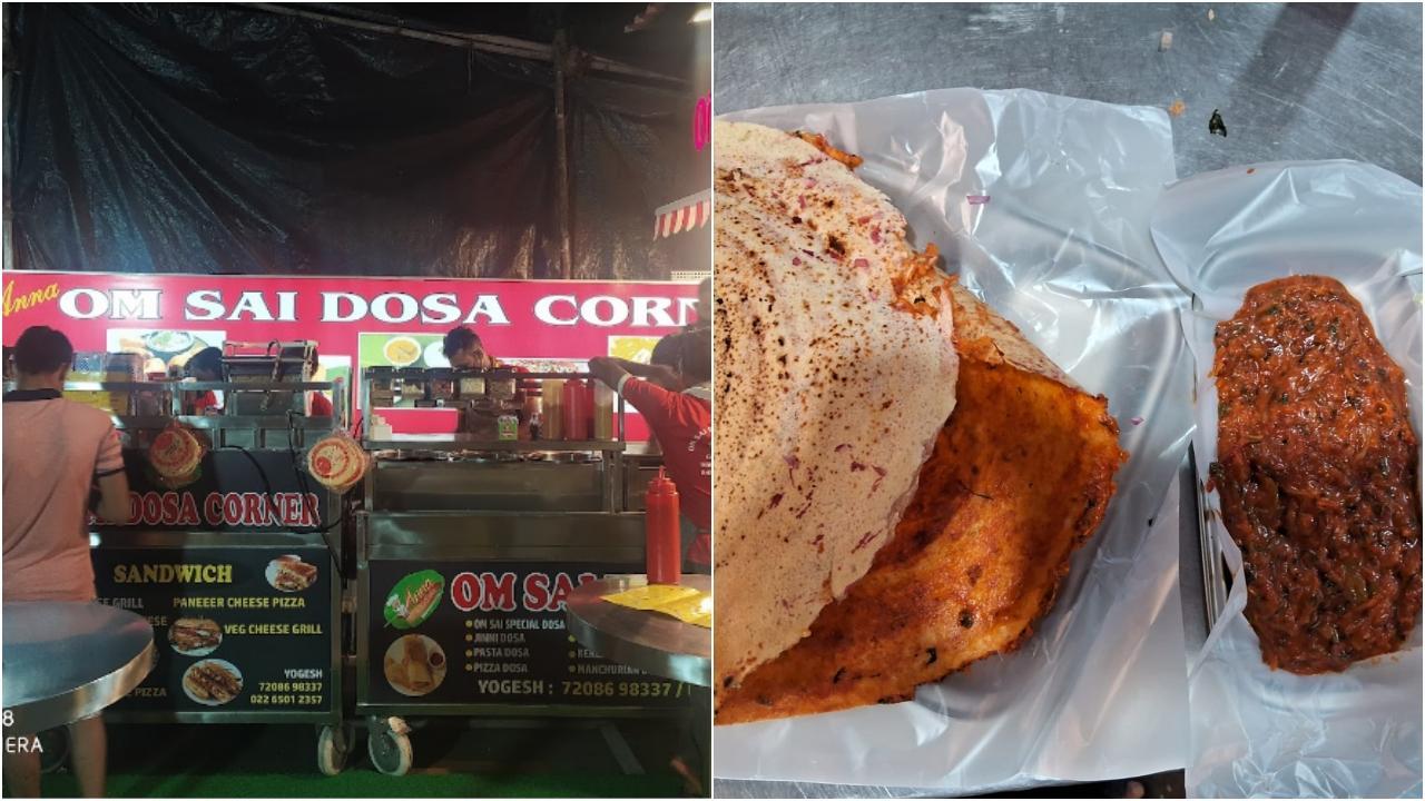 ઓમ સાંઈ ઢોસાનો ચીઝ ચીલી ઢોસો