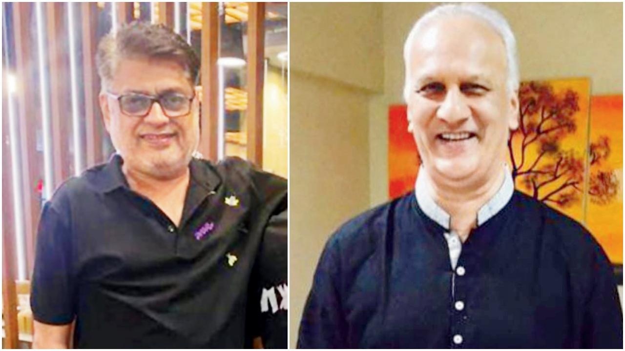 આદિત્ય ડેવલપર્સના પાર્ટનરો હિમેશ દેસાઈ અને નિ​શિથ શાહ.