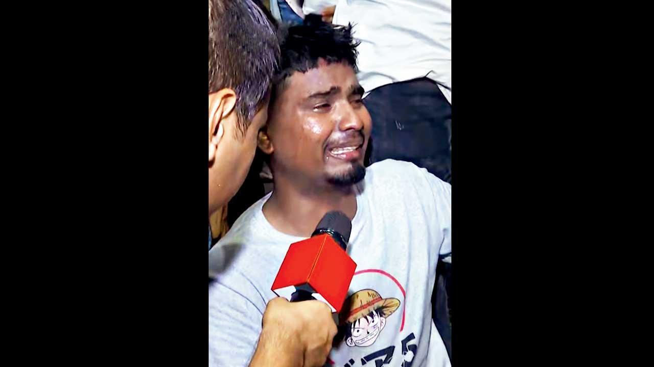 રડી રહેલો કોહલી ચાહક