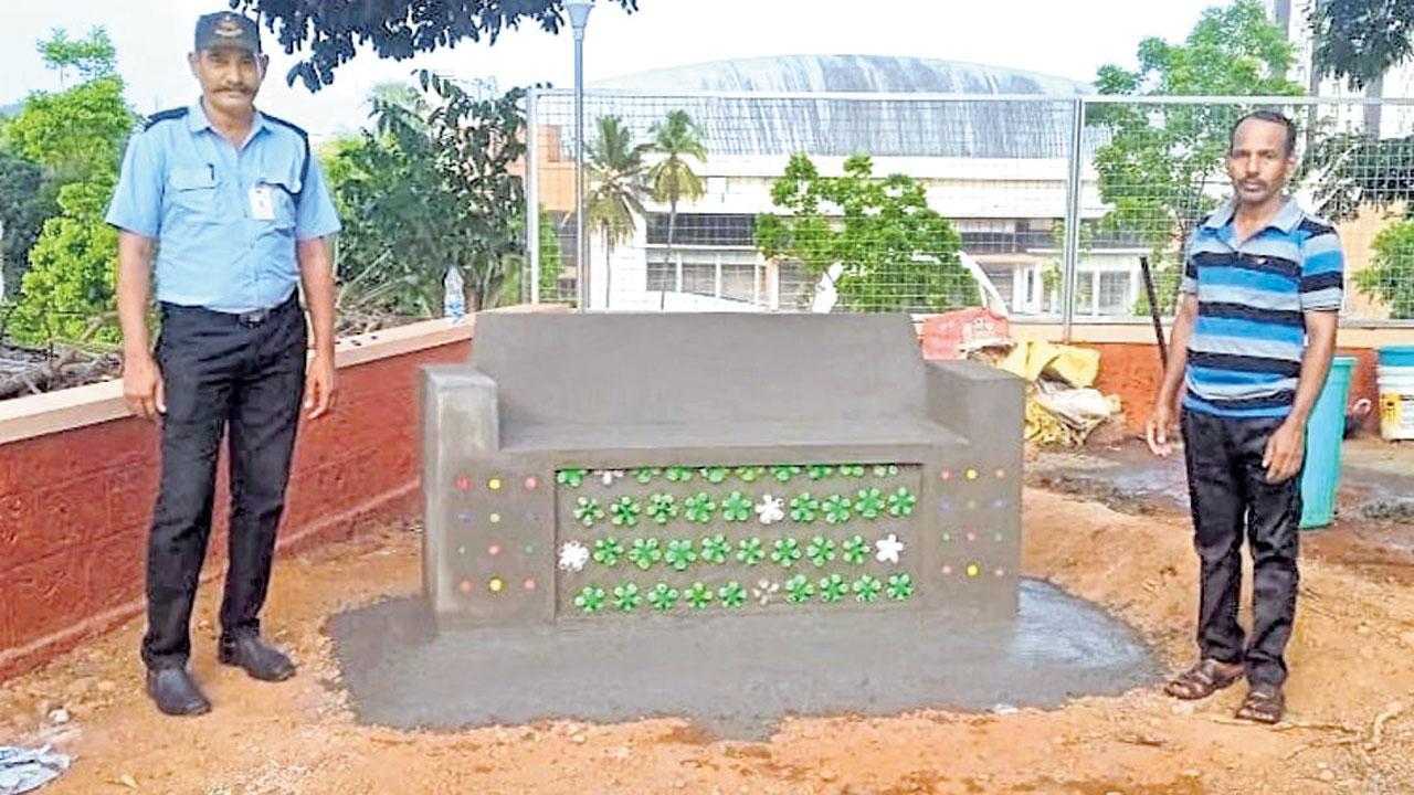 ઇકો ફ્રેન્ડલી બેન્ચ