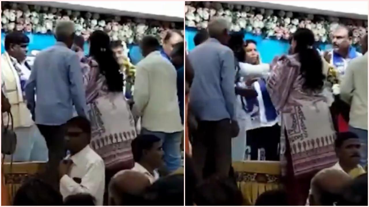 વાયરલ વીડિયોમાંથી લેવાયેલ સ્ક્રીનશોટ
