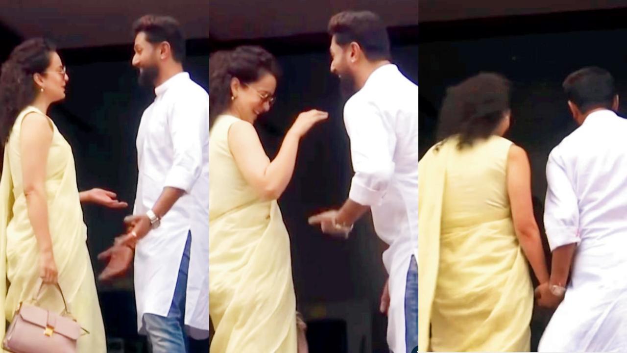 કંગના રનૌત અને ચિરાગ પાસવાન