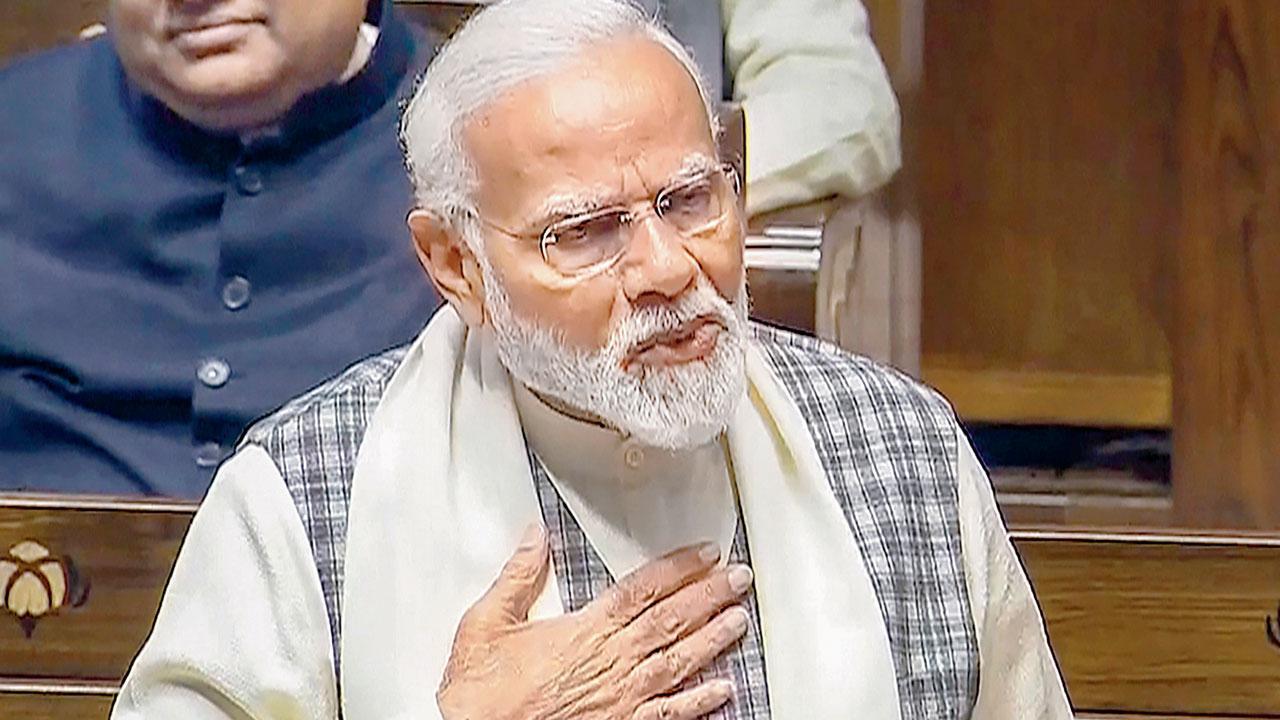 વડાપ્રધાન નરેન્દ્ર મોદી કેબિનેટ મીટિંગ દરમ્યાન