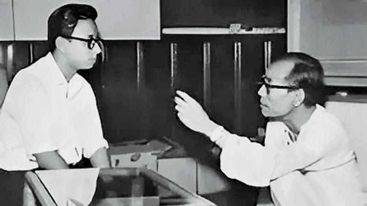 હમ કિસીસે કમ નહીંઃ યુવાન પુત્ર પંચમ પિતા સચિન દેવ બર્મન સાથે