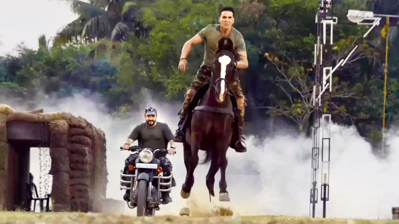 ‘વેલકમ ટુ ધ જંગલ’નો સીન