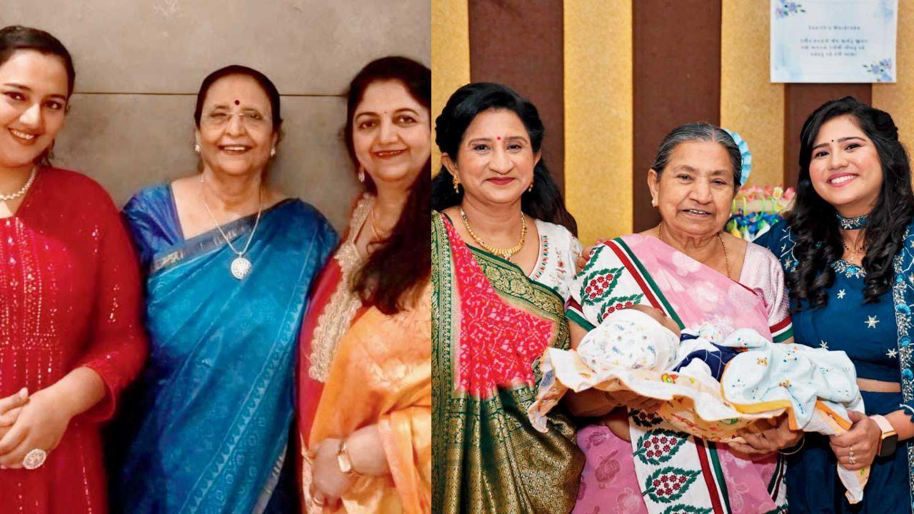 મારી મમ્મી અને મમ્મીની મમ્મી