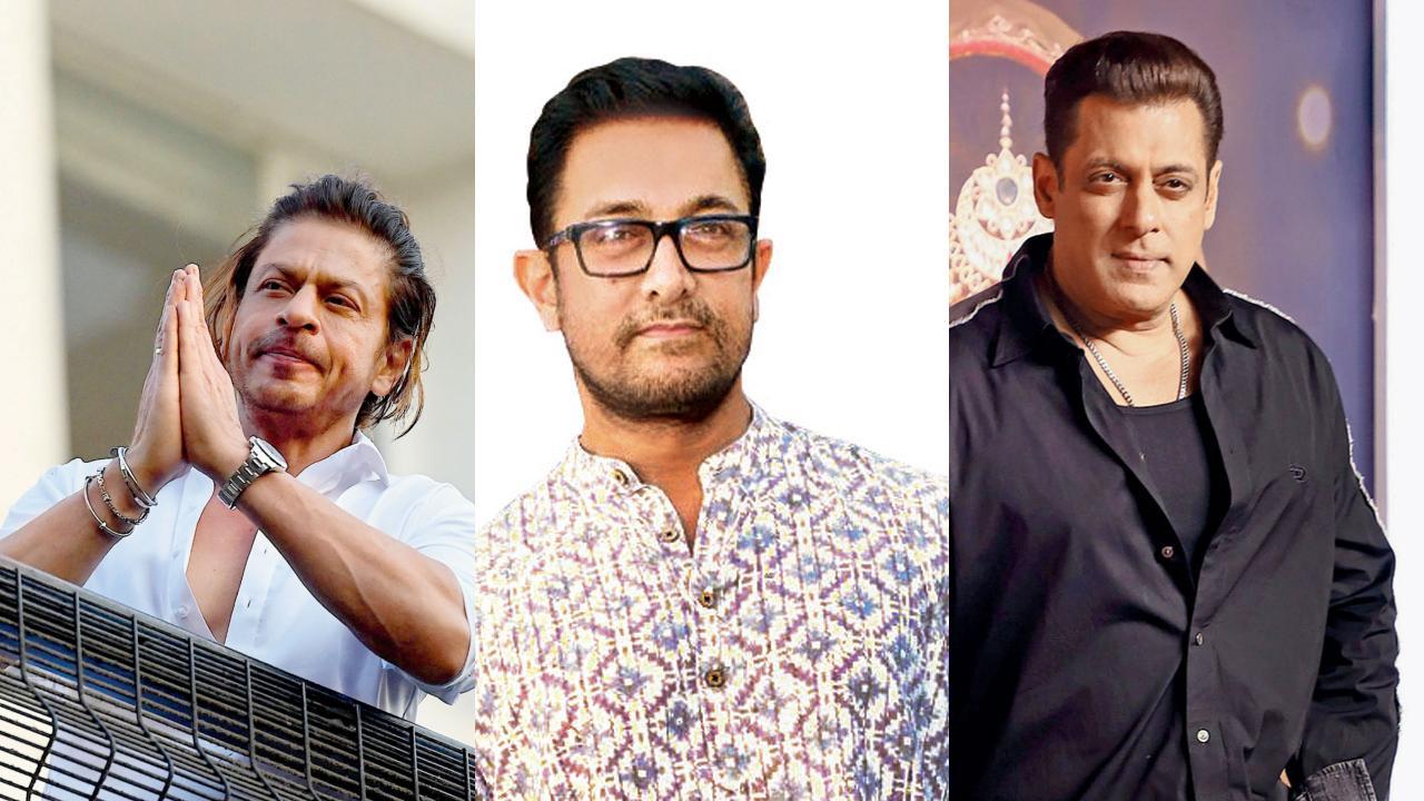 શાહ રૂખ ખાન , આમિર ખાન , સલમાન ખાન 