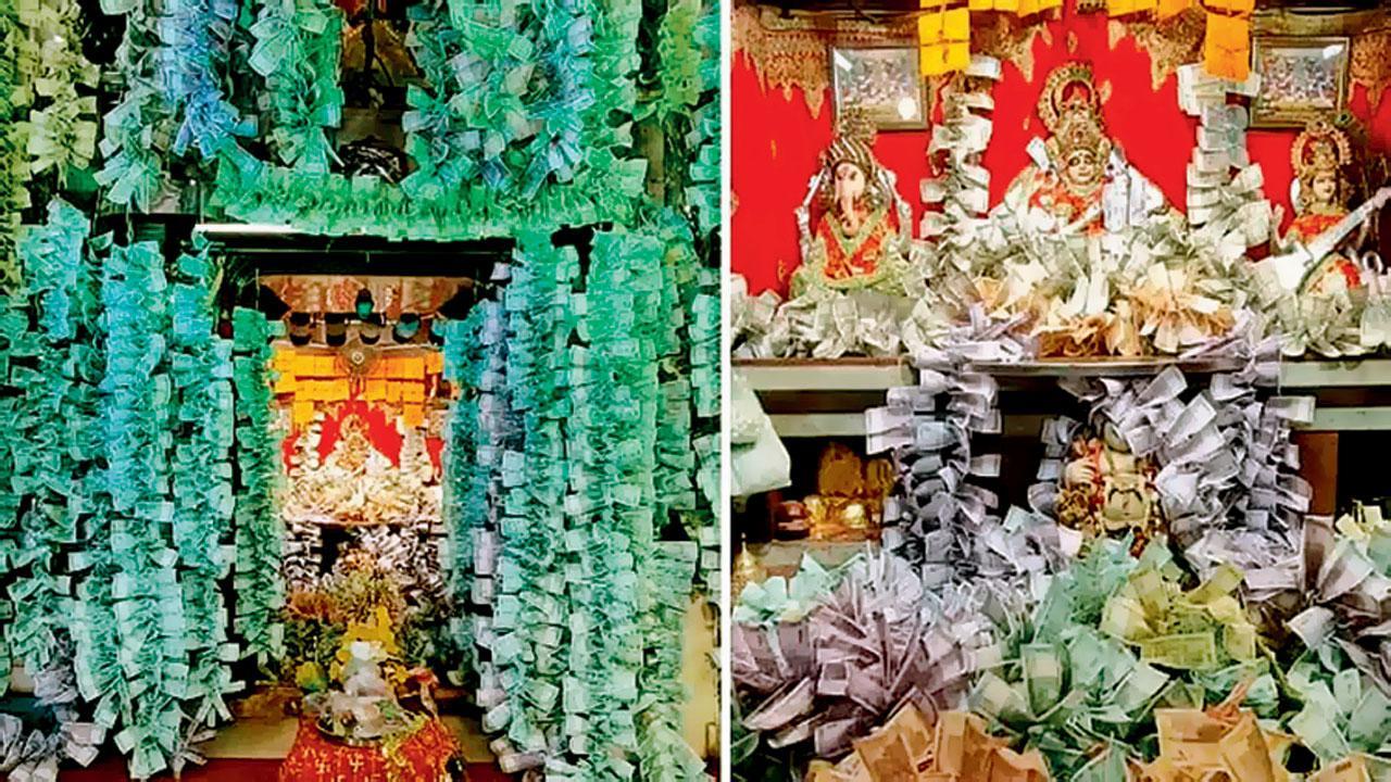 ભક્તોના દાગીના અને ચલણી નોટોથી મંદિરની સજાવટ થાય છે આ લક્ષ્મી મંદિરમાં