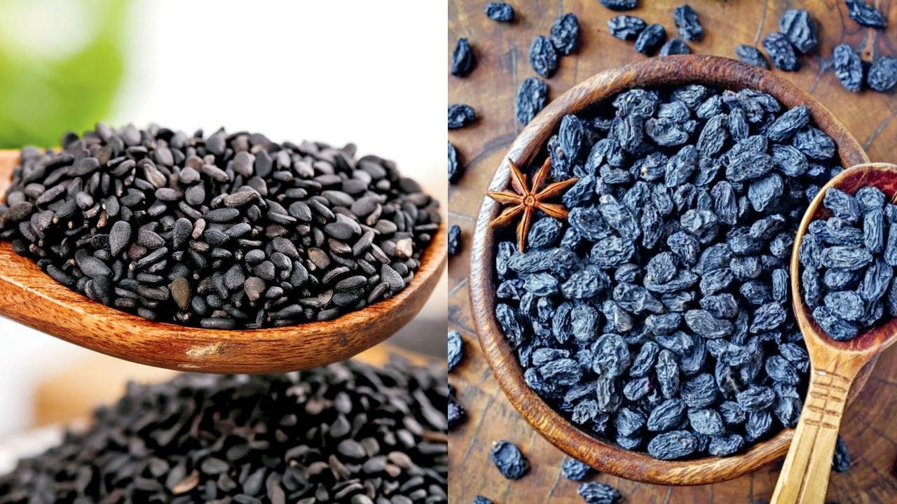 કાળાં તલ, કાળી મુનક્કા