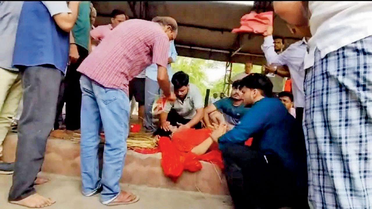 વાયરલ વીડિયોમાંથી સ્ક્રીન શૉટ