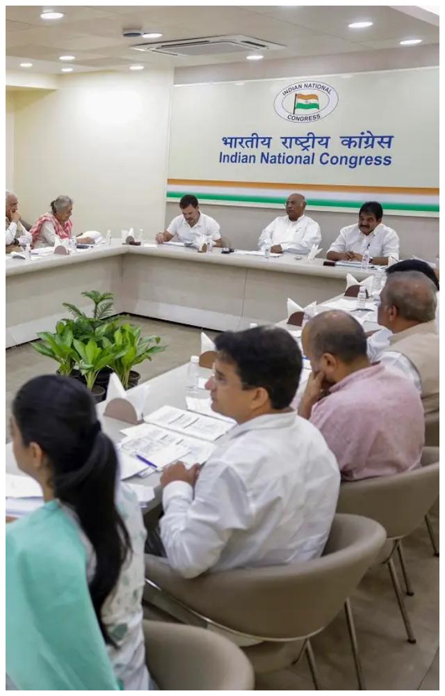 આ બેઠકમાં પાર્ટી સંગઠનને મજબૂત કરવાના માર્ગો પર ચર્ચા કરવામાં આવી હતી