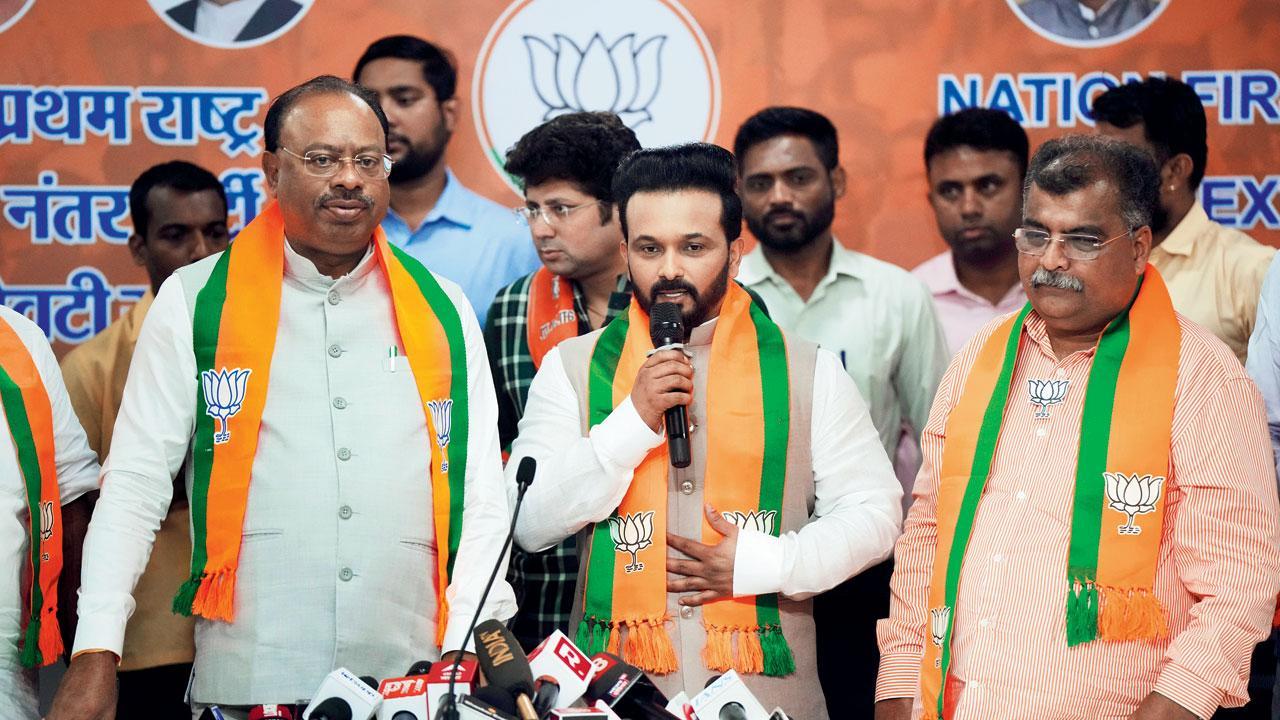 ગઈ કાલે BJPમાં પ્રવેશ પ્રસંગે બોલતો કેદાર જાધવ.