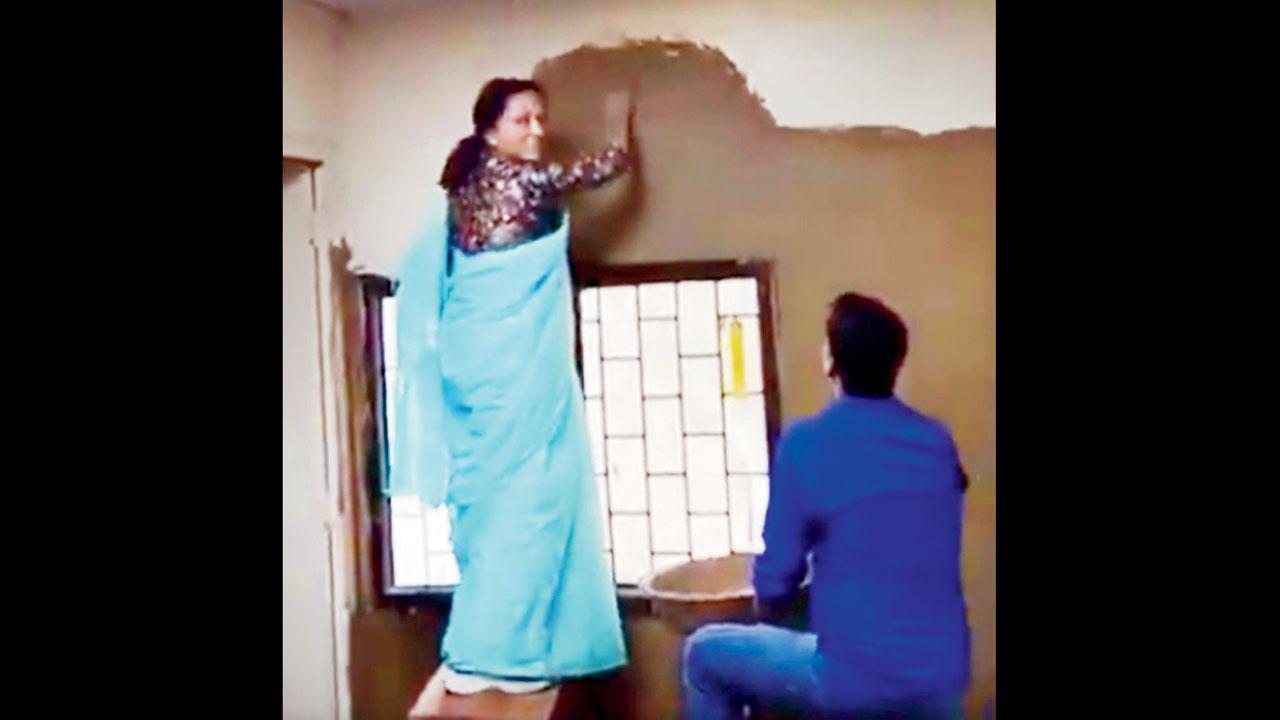 વાયરલ વિડીયોનો સ્ક્રીનગ્રૅબ