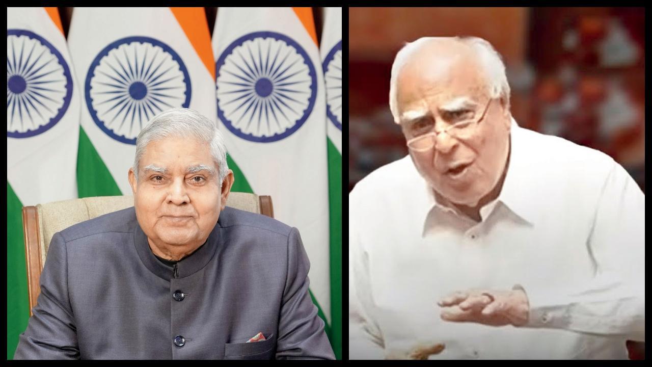 જગદીપ ધનખડ, કપિલ સિબલ