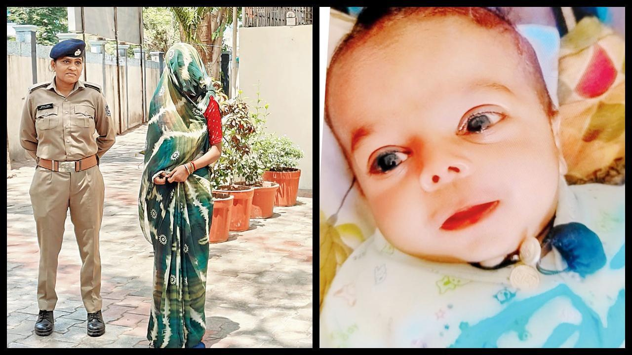 પોલીસે માતાની ધરપકડ કરી હતી અને ત્રણ મહિનાનું બાળક જેને માતાએ પાણીની ટાંકીમાં નાખી દીધું હતું.