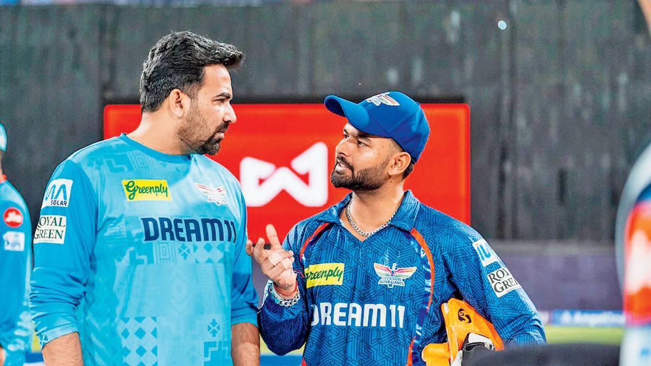 રિષભ પંત અને ઝહીર ખાન