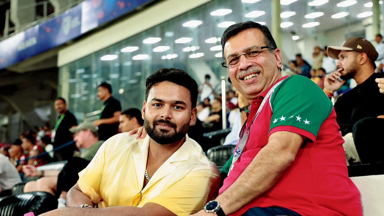 રિષભ પંત અને સંજીવ ગોયનકા