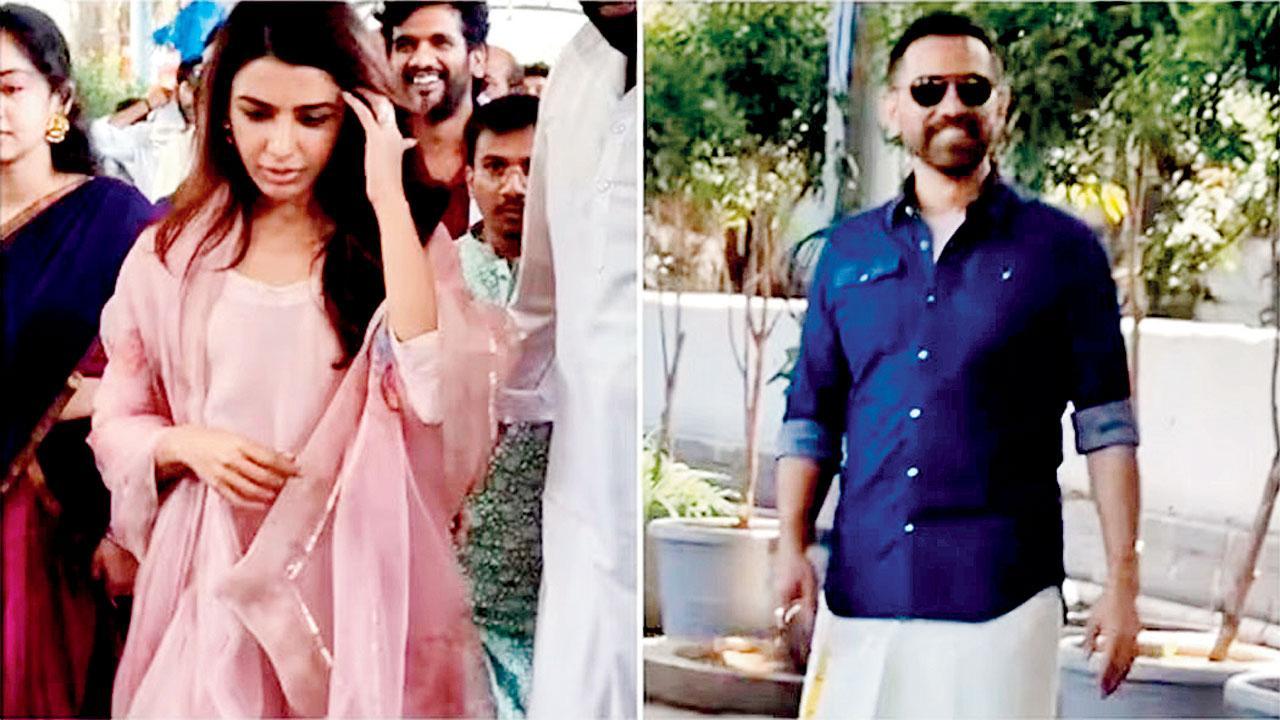 સમન્થા રુથ પ્રભુ સાથીદાર રાજ સાથે પહોંચી તિરુપતિ બાલાજી