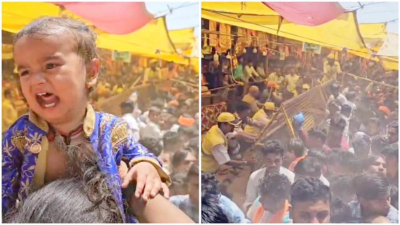 નાશિકના સપ્તશ્રૃંગી દેવીના મંદિરમાં ૧૦ લાખ ભક્તો પહોંચ્યા ચૈત્રોત્સવમાં, ભાગદોડ મચી