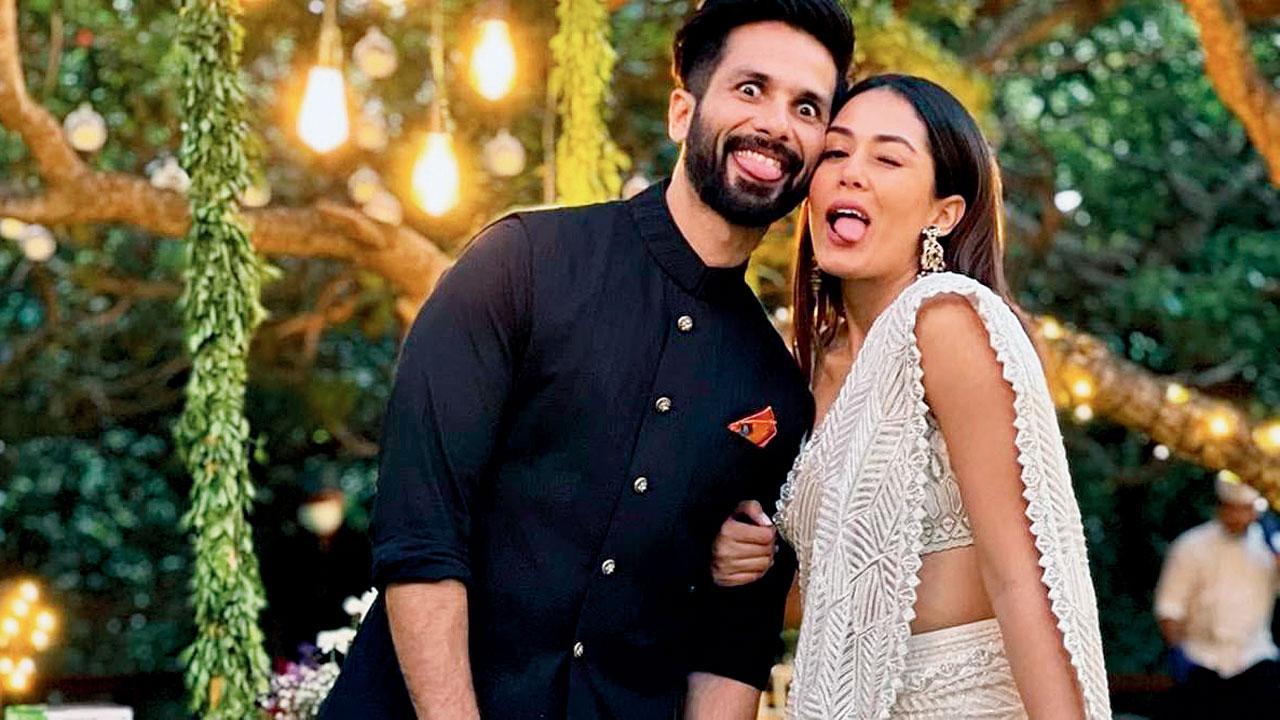 શાહિદ કપૂર અને પત્ની મીરા