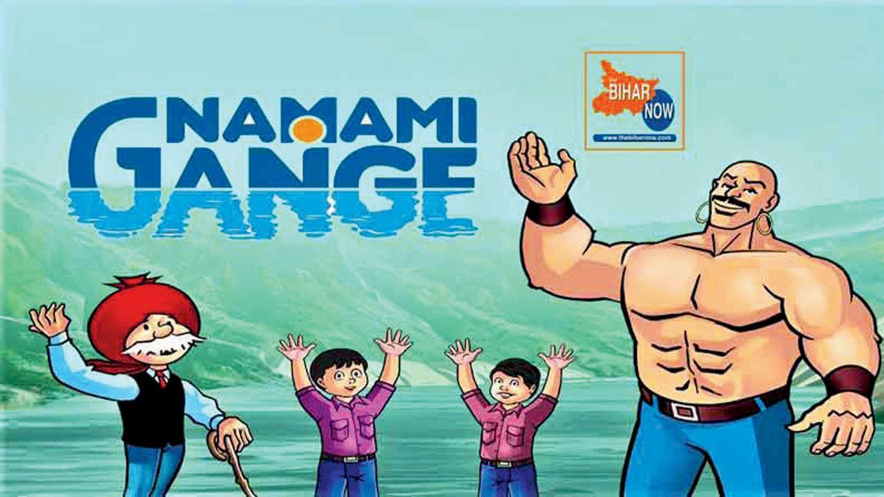 ગંગાસફાઈ કરવા જાગૃતિ ફેલાવવા માટે લોકપ્રિય કૉમિક પાત્રોની વાર્તા સાથે કૉમિક્સ પ્રકાશિત થઈ