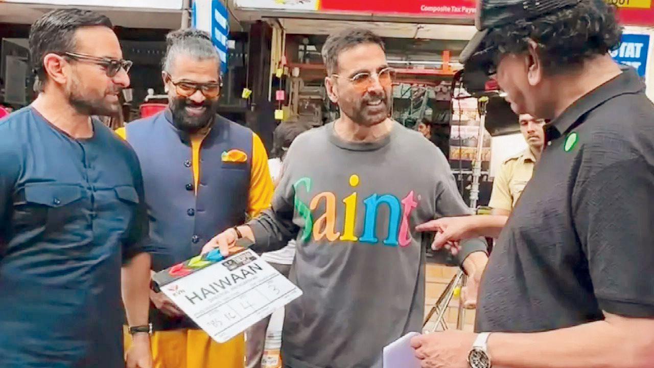 અક્ષય કુમાર, સૈફ અલી ખાન નવી ફિલ્મ ‘હૈવાન’ના શૂટિંગની શરૂઆત