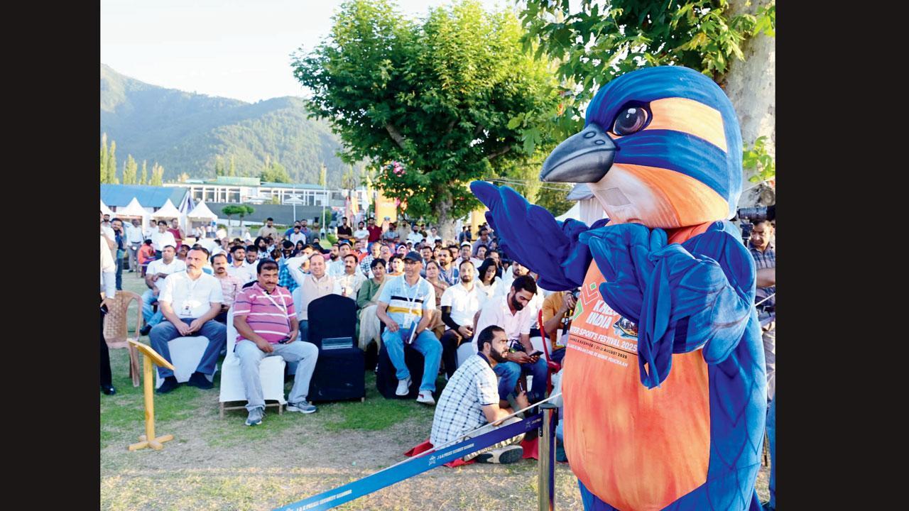 ઓપનિંગ સેરેમનીમાં વૉટર સ્પોર્ટ્‌સ ફેસ્ટિવલનો મૅસ્કૉટ હિમાલયન કિંગફિશર સૌનું મનોરંજન કરતો જોવા મળ્યો હતો.