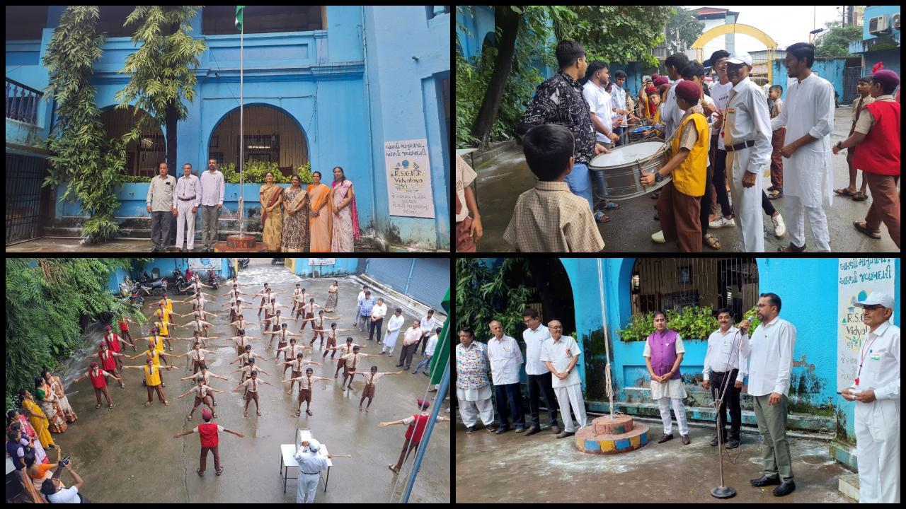 RSGKR વિદ્યાલયની ઐતિહાસિક ઇમારતમાં ૭૯માં સ્વતંત્રતા દિવસની ભવ્ય ઉજવણી જુઓ તસવીરો